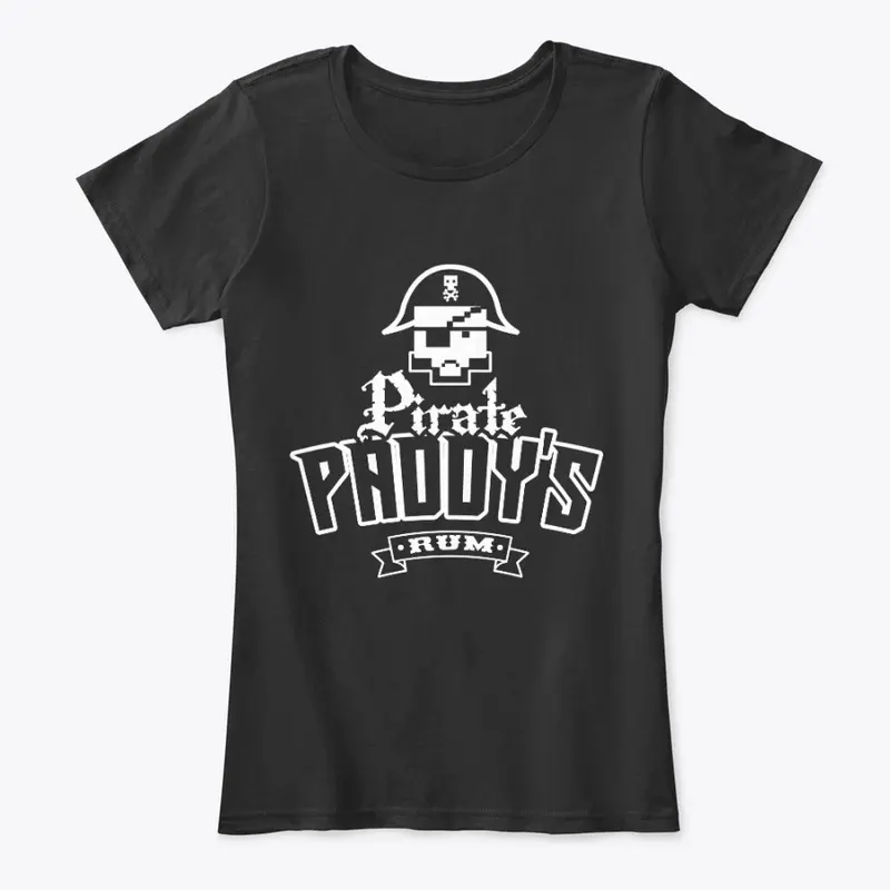 Pirate Paddy's Rum (white print)